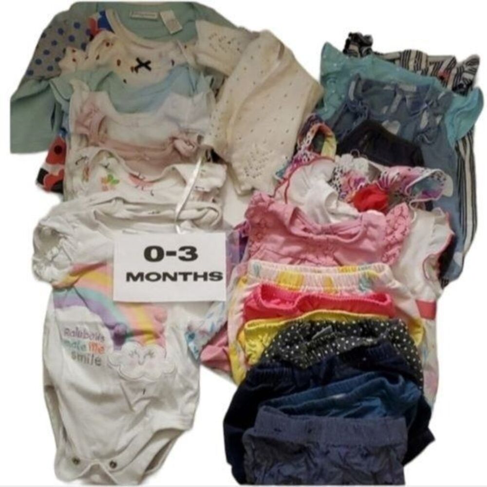 0-3 Months Baby Girl Clothing Clothes ONE PIECE Tops Shorts Sweater